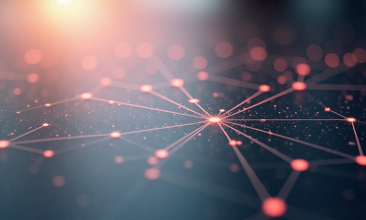 Abstract digital network representing legal frameworks